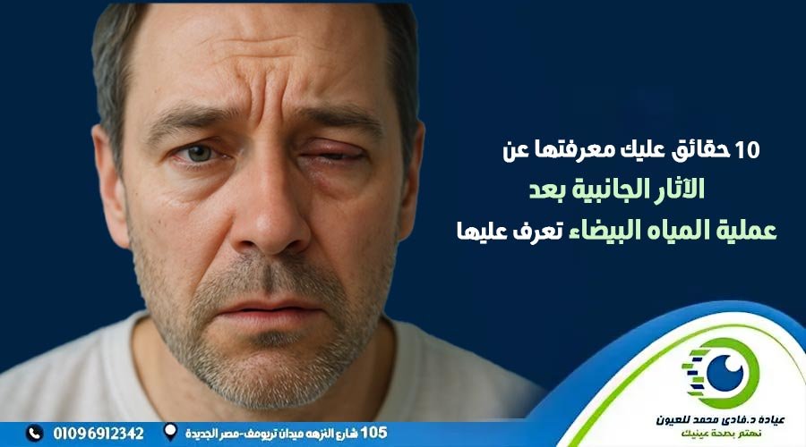 الآثار الجانبية بعد عملية المياه البيضاء
