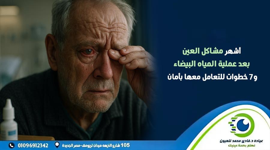مشاكل العين بعد عملية المياه البيضاء